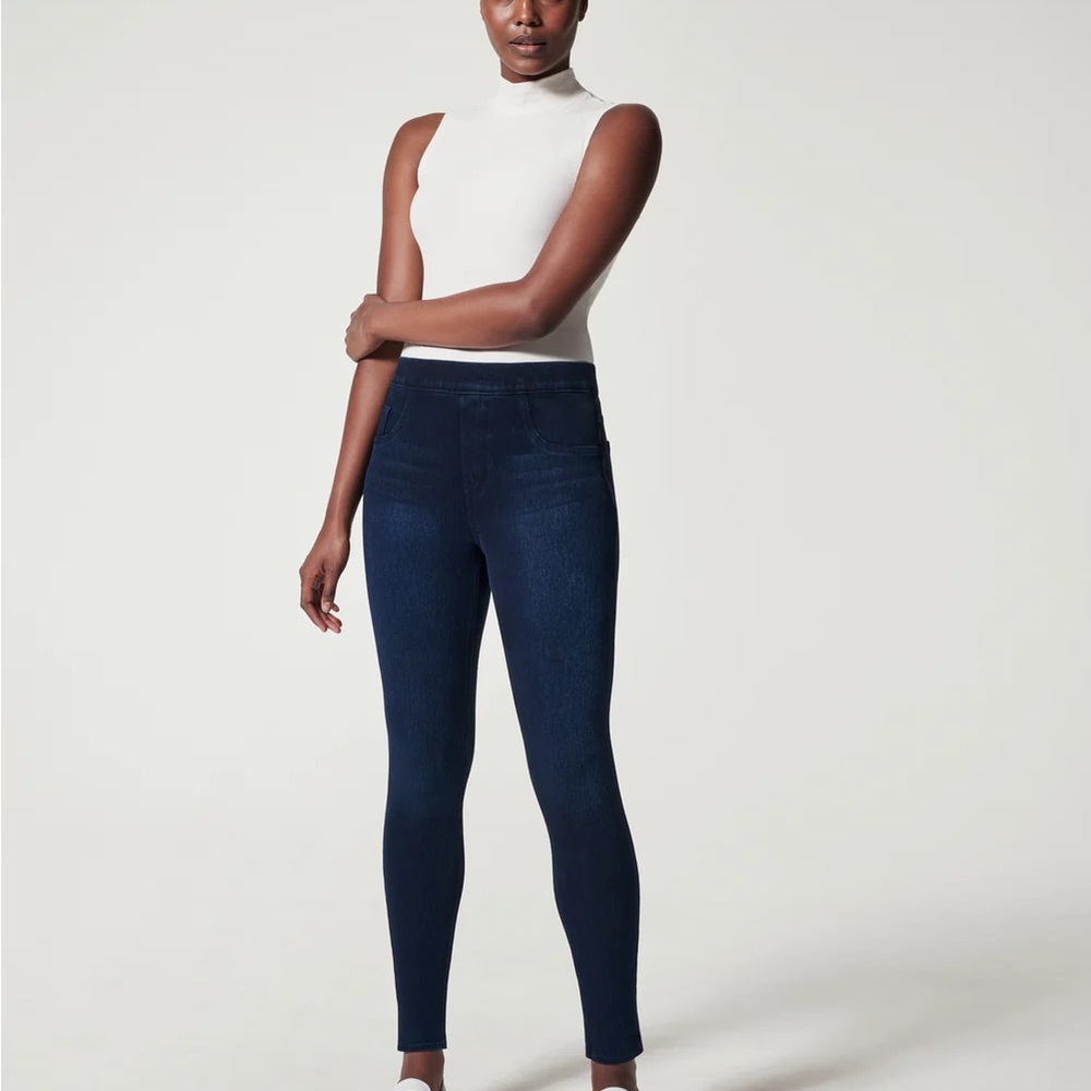 SPANX Jean-ish Ankle Legging (M) Twilight Rinse